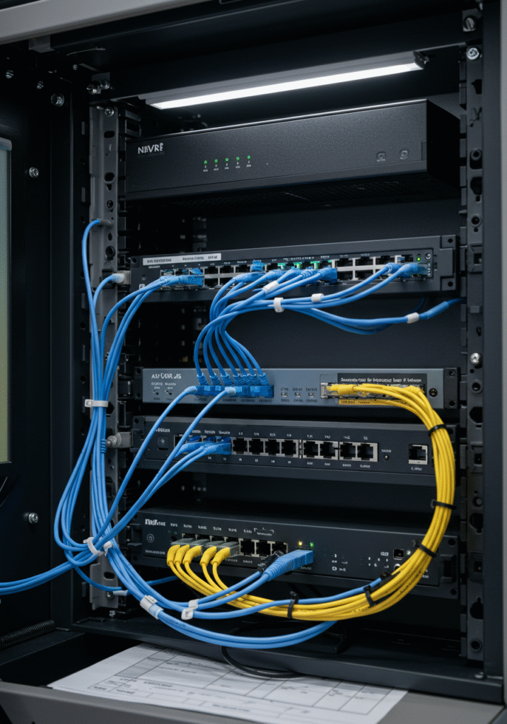 network-setup a network setup already wired