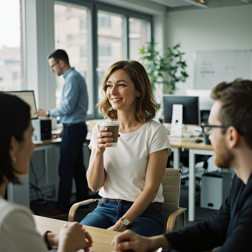 business owner hands off tech stuff